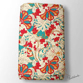 Multi Colour Zara Printed Fabric For Boutique Designer Dresses Online