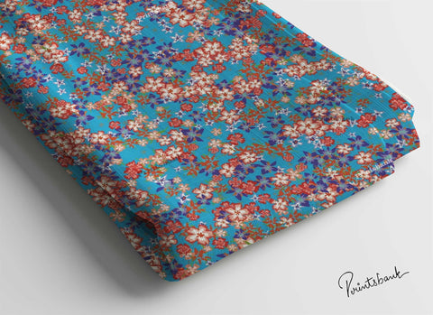 Offer! Soft Cotton Slub Digital printed Fabric Multipurpose use Offer! Soft Cotton Slub Digital printed Fabric Multipurpose use