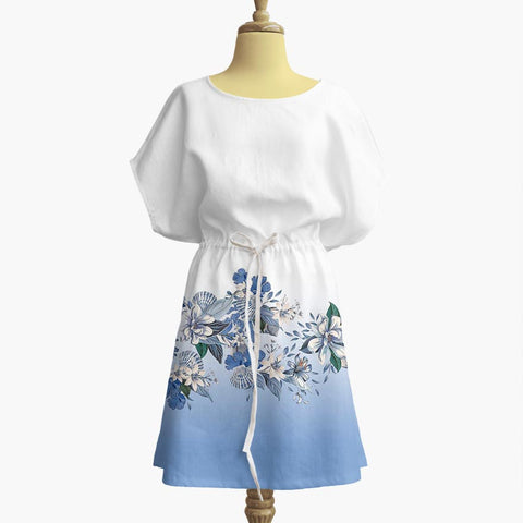 Sale! Deep Sea Blue Cotton Slub Fabric Sale! Deep Sea Blue Cotton Slub Fabric