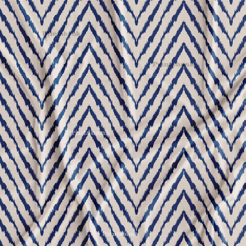 Blue Ikat Printed Fabric Online For Dress Blue Ikat Printed Fabric Online For Dress