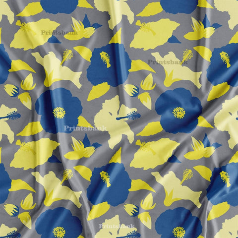 Blue Floral Printed Fabric Material Wholesale Price For Manufacturer Blue Floral Printed Fabric Material Wholesale Price For Manufacturer
