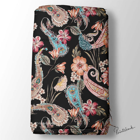 Paisley Printed fabric wholesale manufacturer Paisley Printed fabric wholesale manufacturer