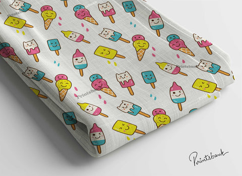 Multipurpose Rayon kids Digital Printed Soft Fabric Multipurpose Rayon kids Digital Printed Soft Fabric