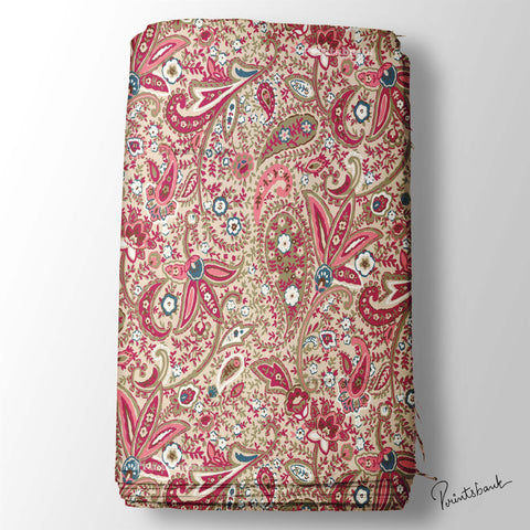 Paisley Print Fabric Wholesale for Suit Paisley Print Fabric Wholesale for Suit