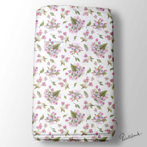 Watercolour Floral Printed Fabric Watercolour Floral Printed Fabric