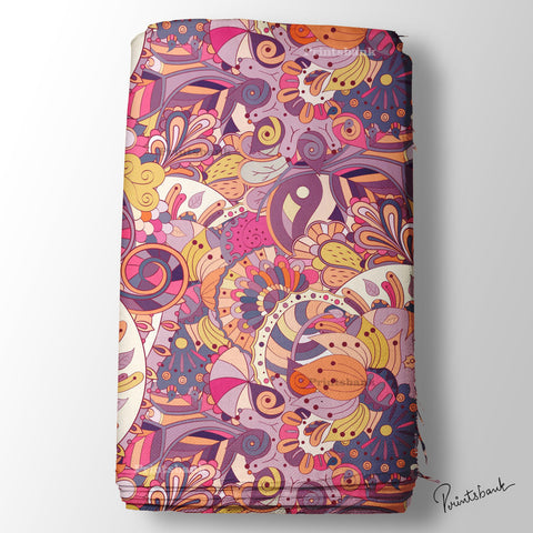 Yellow Zara Print Printed Fabric in Surat Online Yellow Zara Print Printed Fabric in Surat Online