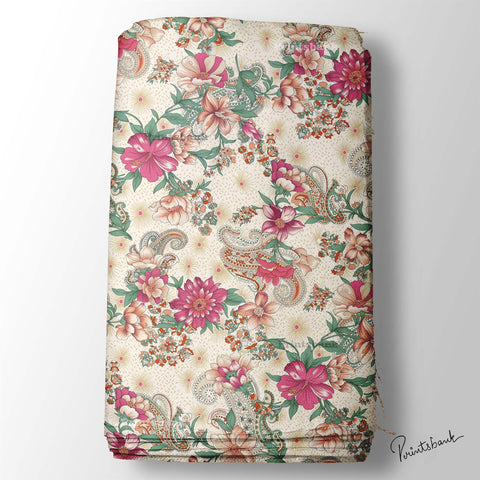 Vintage Floral leaf Fabric Wholesale Vintage Floral leaf Fabric Wholesale