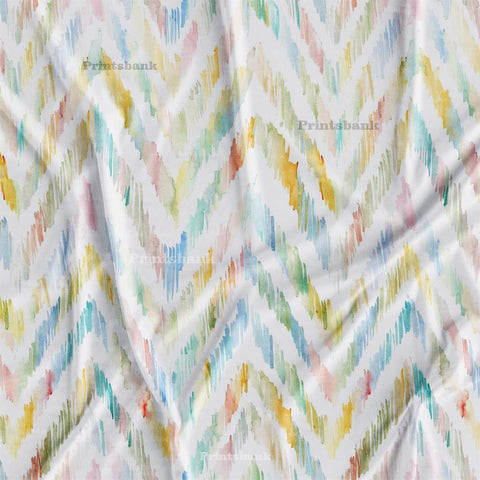 Ikat Digital Printed Fabric Material For Kurta Ikat Digital Printed Fabric Material For Kurta