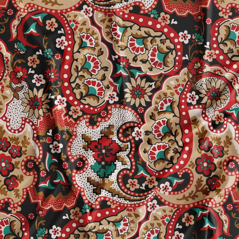 Paisley Printed fabric wholesale manufacturer in Surat Paisley Printed fabric wholesale manufacturer in Surat