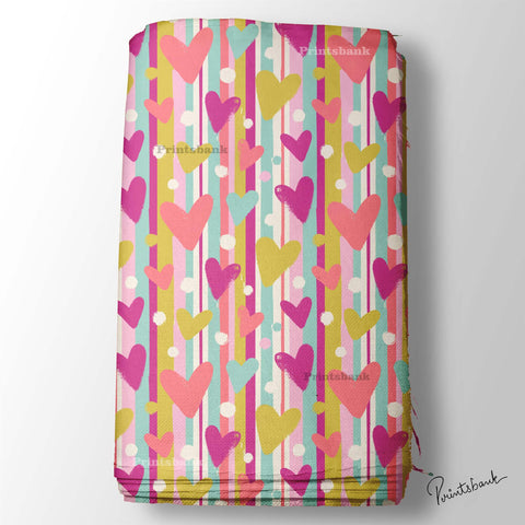 Designer Stripes Love Printed Fabric Dress Manufacturer Designer Stripes Love Printed Fabric Dress Manufacturer