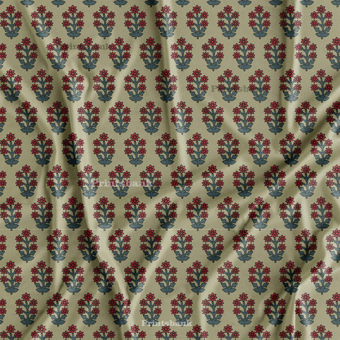 floral motif Print fabric floral motif Print fabric