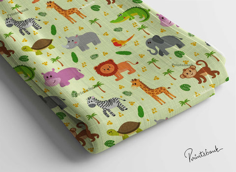 Multipurpose Rayon kids Digital Printed Soft Fabric Multipurpose Rayon kids Digital Printed Soft Fabric