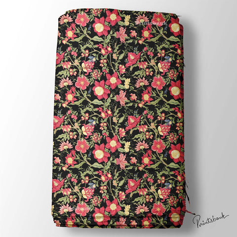 Floral Printed Fabric Floral Printed Fabric