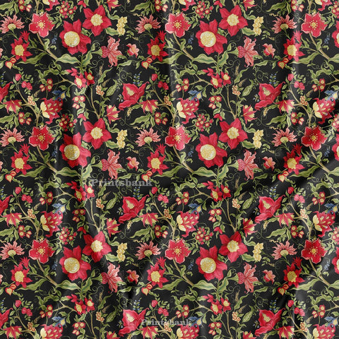 Floral Printed Fabric Floral Printed Fabric