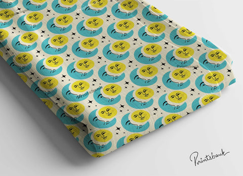 Sale! Quirky funky Cotton fabric Cloth Sale! Quirky funky Cotton fabric Cloth