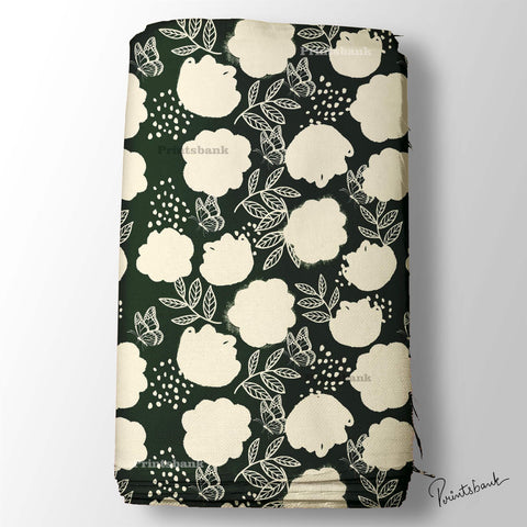 Black & White Digital Printed Fabric For Kurti Manufactuer Black & White Digital Printed Fabric For Kurti Manufactuer