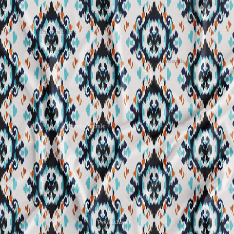 Designer Ikat Printed Fabric Manufacturer In Surat Designer Ikat Printed Fabric Manufacturer In Surat