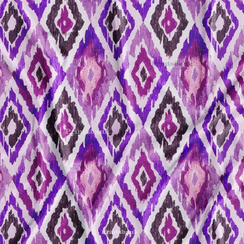 Lavender Ikat Digital Printed Fabric Material Wholesale Price Lavender Ikat Digital Printed Fabric Material Wholesale Price
