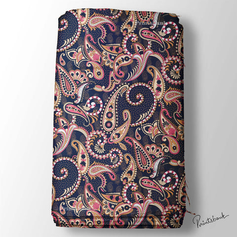 Paisley Printed fabric wholesale manufacturer Paisley Printed fabric wholesale manufacturer