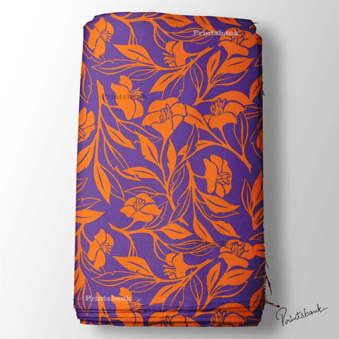 Bright Orange Blue Fabric Manufacturer India Bright Orange Blue Fabric Manufacturer India