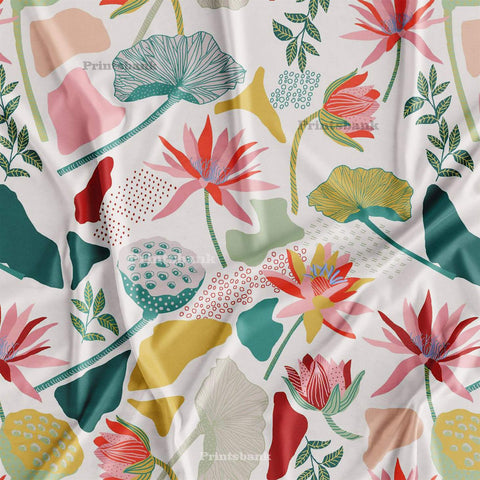 Digital Printed Floral Fabric wholesale Digital Printed Floral Fabric wholesale