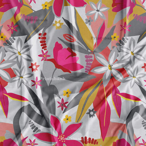 Digital Printed Floral Fabric wholesale Digital Printed Floral Fabric wholesale