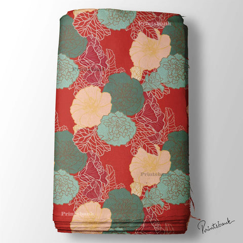 Digital Printed Floral Fabric wholesale Digital Printed Floral Fabric wholesale