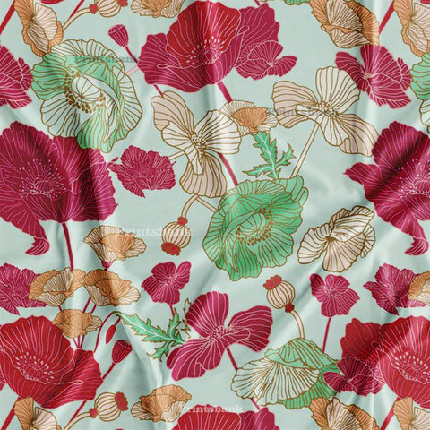 Digital Printed Floral Fabric wholesale Digital Printed Floral Fabric wholesale