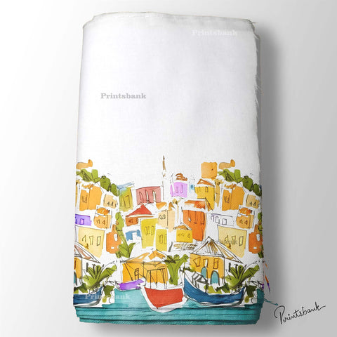 Sale! Goan Beach Cotton fabric Sale! Goan Beach Cotton fabric