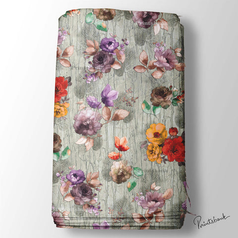 3D Texture Floral Printed Fabric Supplier For Boutique 3D Texture Floral Printed Fabric Supplier For Boutique