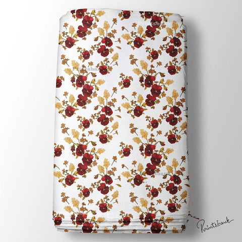 Floral Printed Fabric Floral Printed Fabric