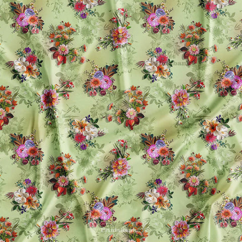 Floral Printed Fabric Floral Printed Fabric