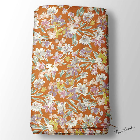 Floral Printed Fabric Floral Printed Fabric