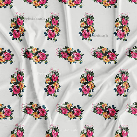 Floral Printed Fabric Floral Printed Fabric
