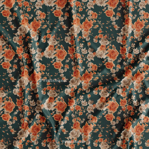Floral Printed Fabric Floral Printed Fabric
