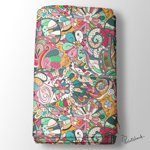 Multi Color Zara Abstract Fabric Supplier online Multi Color Zara Abstract Fabric Supplier online