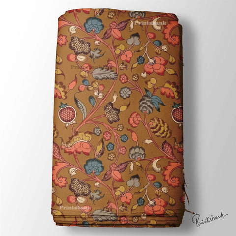 Vintage Kalamkari Digital Printed Fabric Wholesale Online Vintage Kalamkari Digital Printed Fabric Wholesale Online