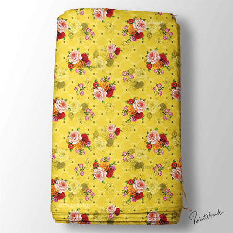 Floral Printed Fabric Floral Printed Fabric