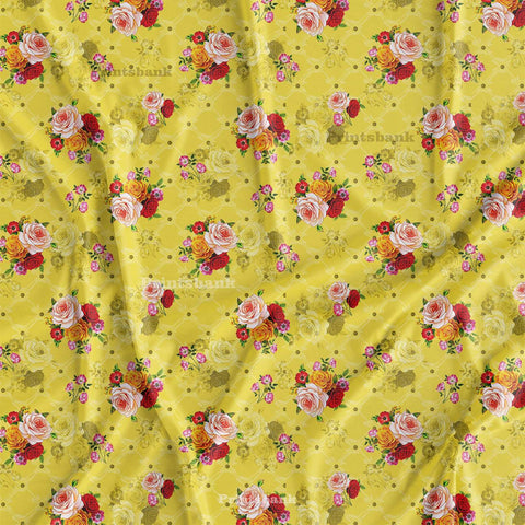 Floral Printed Fabric Floral Printed Fabric