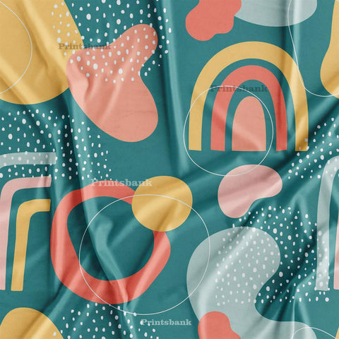 Geometrical Abstract Fabric Geometrical Abstract Fabric