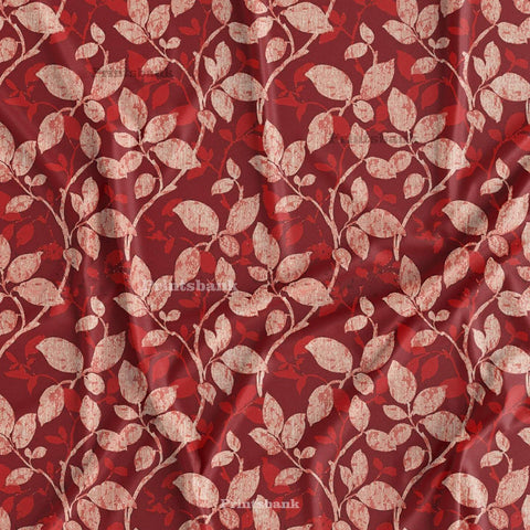 Dark Maroon Floral Digital Printed Fabric For Dress Material Online Dark Maroon Floral Digital Printed Fabric For Dress Material Online