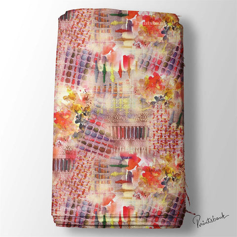 Dark Tie & Dye Abstract Digital Printed Fabric For Boutique Material Online Dark Tie & Dye Abstract Digital Printed Fabric For Boutique Material Online