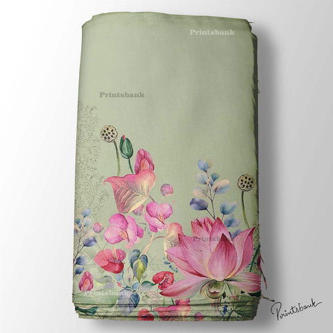 Sale! Irish green Mastani Cotton fabric Sale! Irish green Mastani Cotton fabric