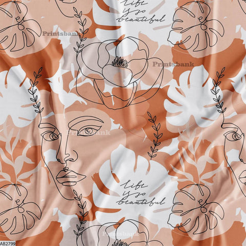 Abstract Digital Printed Fabric Manufacturer Abstract Digital Printed Fabric Manufacturer