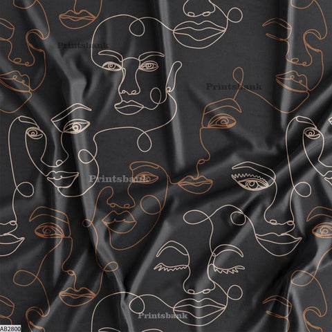 Abstract Digital Printed Fabric Manufacturer Abstract Digital Printed Fabric Manufacturer