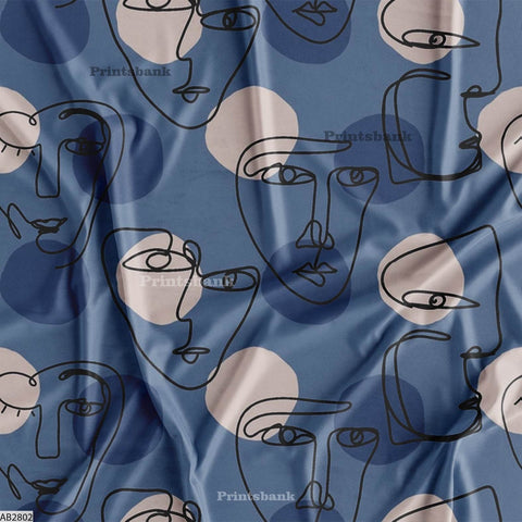 Abstract Digital Printed Fabric Manufacturer Abstract Digital Printed Fabric Manufacturer