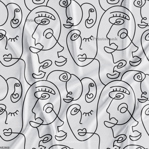 Abstract Digital Printed Fabric Manufacturer Abstract Digital Printed Fabric Manufacturer