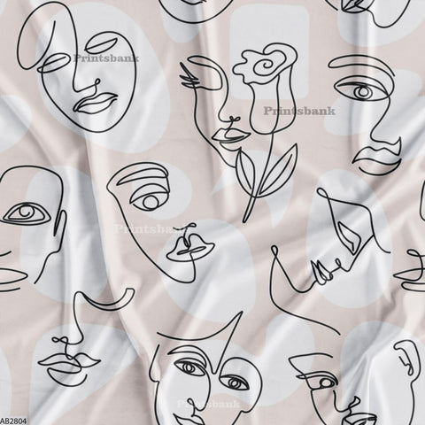 Abstract Digital Printed Fabric Manufacturer Abstract Digital Printed Fabric Manufacturer