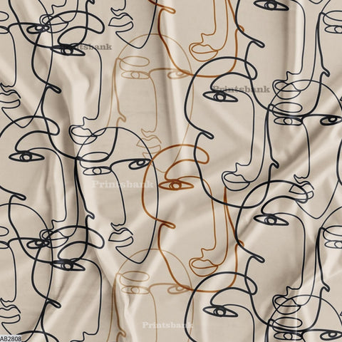 Abstract Digital Printed Fabric Manufacturer Abstract Digital Printed Fabric Manufacturer