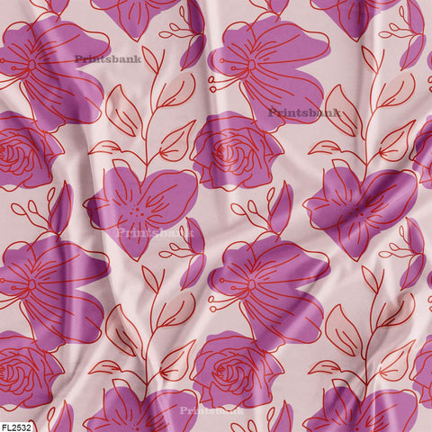 Floral Wholesale Digital Printed Fabric Floral Wholesale Digital Printed Fabric